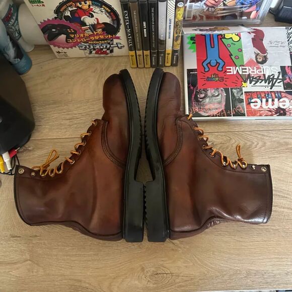 Vintage 70s Red Wing USA Made Quilt Lined Boots Size 11.5M